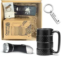 Zestaw dla Kierowcy - Kubek Opony + Wielofunkcyjny Niezbędnik 8w1 + Brelok