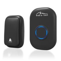 Bezprzewodowy Dzwonek MEDIA-TECH Kinetic Doorbell MT5701 czarny