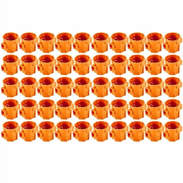 50x PUSZKA INSTALACYJNA ŁĄCZENIOWA GŁĘBOKA PK60 zdjęcie 1