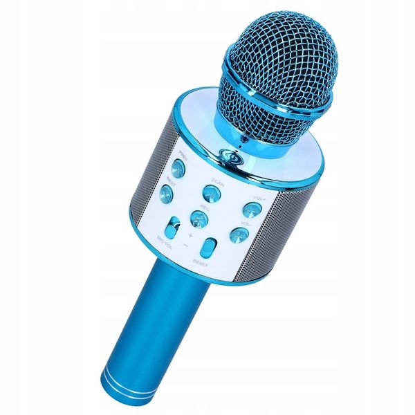 MIKROFON KARAOKE GLOSNIK Z MIKROFONEM BEZPRZEWODOWY BLUETOOTH NAGRYWANIE zdjęcie 2