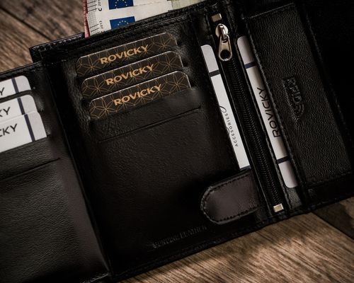 klasyczny portfel męski na karty - rovicky na Arena.pl