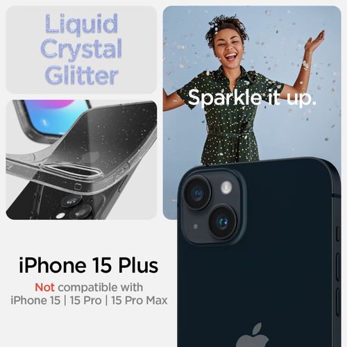 SPIGEN LIQUID CRYSTAL IPHONE 15 PLUS GLITTER CRYSTAL na Arena.pl