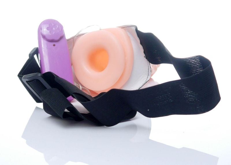 Strapon Proteza Penisa Pusta Dildo Wibrator 16Cm zdjęcie 11