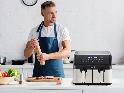 FRYTKOWNICA BEZTŁUSZCZOWA AIR FRYER IDEAL PODWÓJNA 9L na Arena.pl