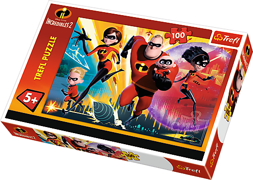 TREFL Puzzle 100 el. Iniemamocni (16350) na Arena.pl