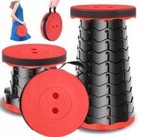 KRZESŁO SKŁADANE ROZKŁADANY STOŁEK TABORET TURYSTYCZNE TELESKOPOWY KEMPING