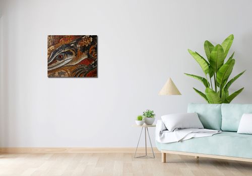 Obraz 60x50cm Oko Jaszczurki na Arena.pl