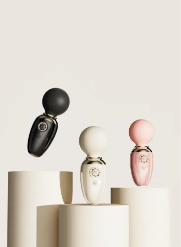 zalo ava mini masażer smart wand silikonowy, bluetooth, podgrzewanie na Arena.pl