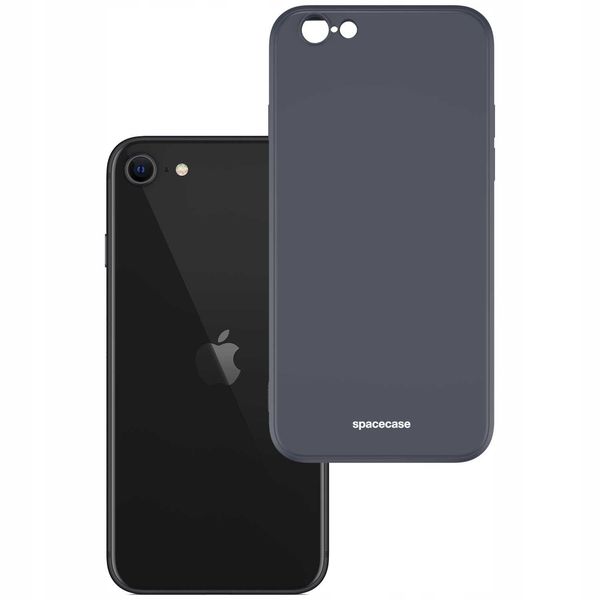 Spacecase Silicone Case Iphone 7/8/Se Black zdjęcie 2
