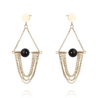 kolczyki ze stali szlachetnej pozłacanej 14k złotem kst2814