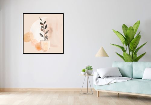 Plakat 90x90cm Doniczkowy Kolor na Arena.pl