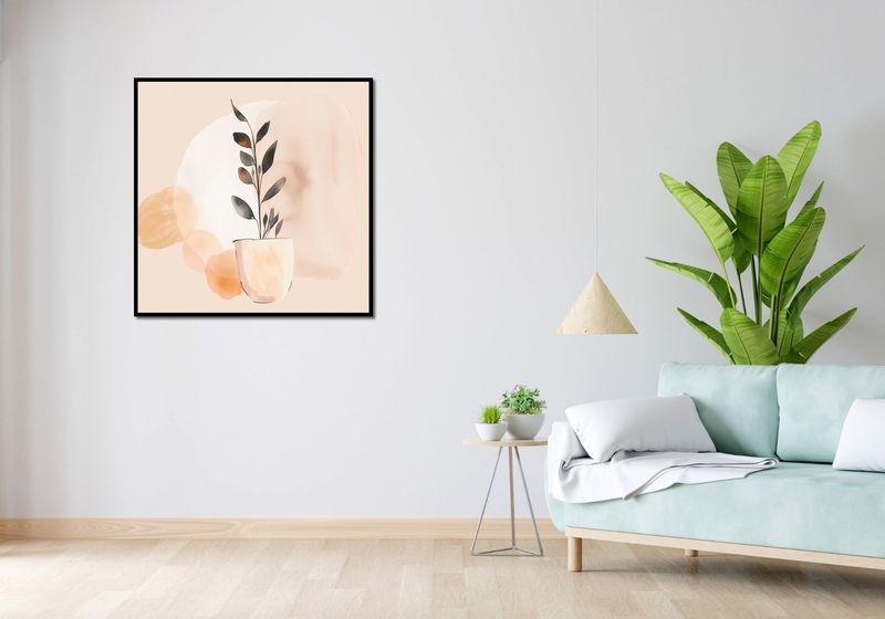 Plakat 90x90cm Doniczkowy Kolor zdjęcie 4