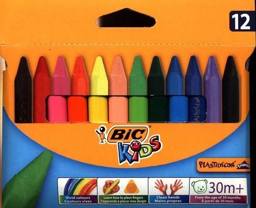 Kredki Bic Kids 12Kol/90Mm Plastidecor 0789 na Arena.pl