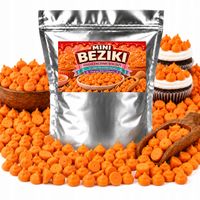 Mikro Beziki Pomarańczowe - mini bezy do tortu deserów babeczek 25g