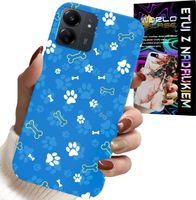 ETUI DO XIAOMI REDMI 13C 4G - ŁAPKI KOŚCI PIES PATROL WZORY DLA DZIECI