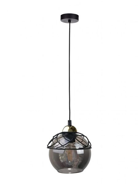 Lampa wisząca 1xE27 MERA BLACK/GOLD zdjęcie 1
