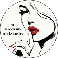 Opłatek na tort Kobieta Linia Twarzy Postać Tekst Gratis