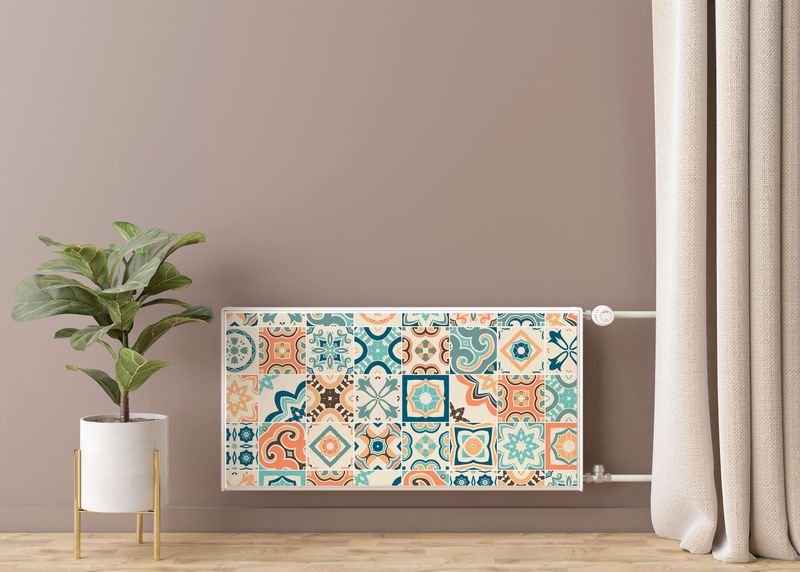Osłona MAGNETYCZNA Grzejnika Marokańska Mozaika Imitacja Płytek 100cm x 60cm zdjęcie 7