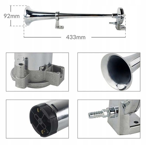 Klakson Fanfara 12V  Model Tz-318 zdjęcie 4