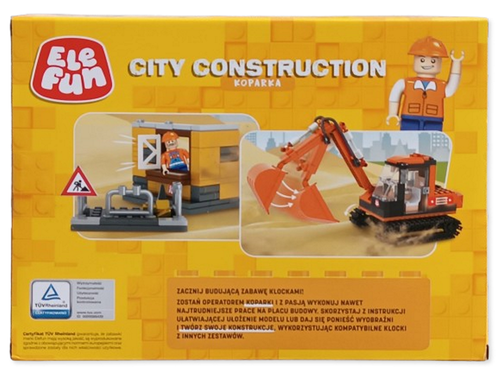 Klocki Elefun - City Construcion - Koparka 8824 na Arena.pl