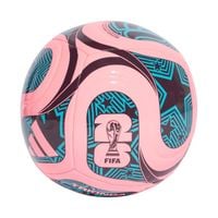 Piłka nożna adidas World Cup 26 Trionda Club różowa JD8029 — Rozmiar: 4
