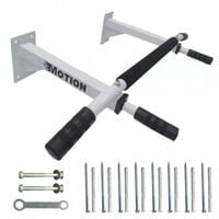 DRĄŻEK ŚCIENNY GIMNASTYCZNY DO PODCIĄGANIA ĆWICZEŃ MULTI-UCHWYT NA WOREK