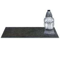 SZKLANA PODSTAWKA POD ZNICZE z dedykacją 60x20cm Kamień 328c