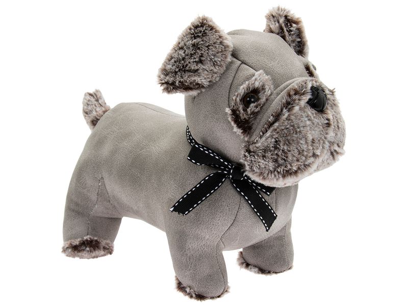 Odbojnik - Grey Faux Leather Pug zdjęcie 1