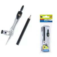 Cyrkiel Metalowy + Ołówek