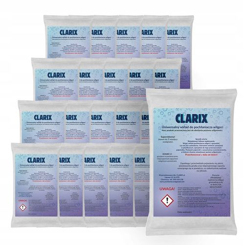 Wkład do pochłaniacz wilgoci osuszacz - 200g x 20 szt na Arena.pl