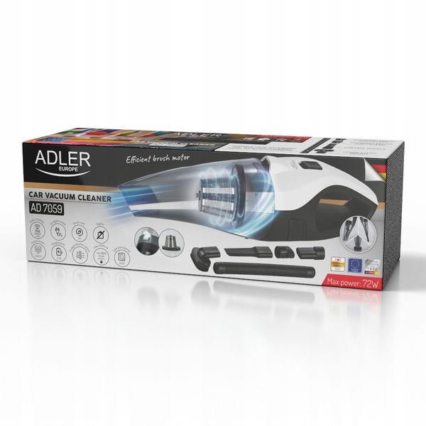 Odkurzacz Samochodowy Adler Ad 7059 Z Akumulatorem I Led 5500 Pa zdjęcie 12