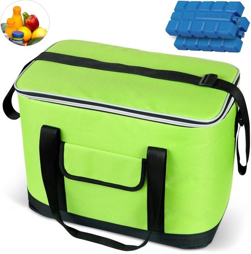 TORBA TERMICZNA TL32 PLAŻOWA PIKNIKOWA lodówka Turystyczna Duża 32L+ WKŁADY na Arena.pl