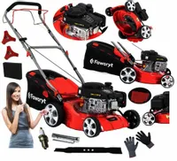 KOSIARKA SPALINOWA PREMIUM POTĘŻNA Z NAPĘDEM NAPĘD XXL ZESTAW FULL LEKKA