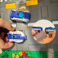 ZABAWKI DLA DZIECI AUTKA MAGNETYCZNE FIGURKA ROBOT ZESTAW PREZENT 2w1 Mini