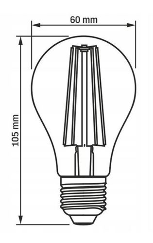 Żarówka do uprawy wzorstu roślin FILA LED 8W E27 VIDEX na Arena.pl