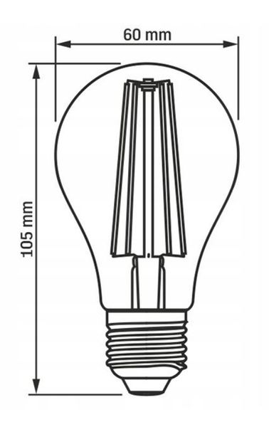 Żarówka do uprawy wzorstu roślin FILA LED 8W E27 VIDEX zdjęcie 7