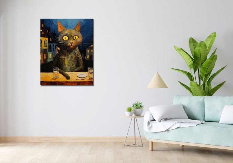 Obraz 70x90cm Nocny Obserwator zdjęcie 2