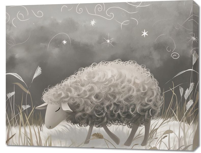 Obraz 90x70cm Bujna Owca zdjęcie 1
