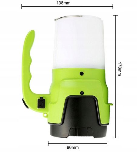 LATARKA AKUMULATOROWA MOCNY SZPERACZ LED USB na Arena.pl