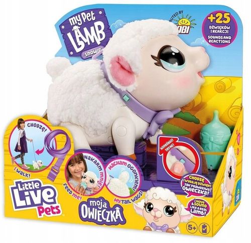 LITTLE LIVE PETS INTERAKTYWNA OWIECZKA DŹWIĘK OWCA MY PET LAMB SNOWIE na Arena.pl