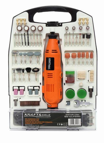 mini szlifierka 270w kd10245 235elem. zdjęcie 2