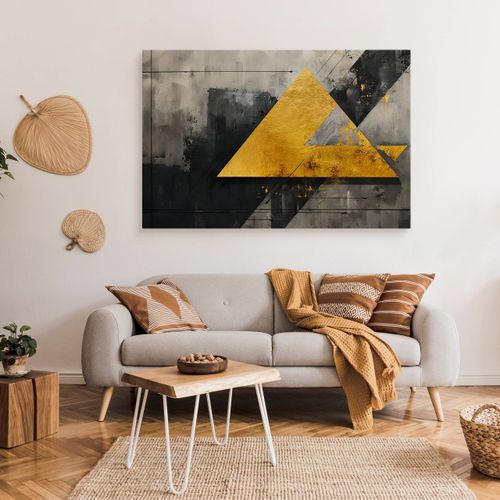 Obraz Na Płótnie Do Sypialni Abstrakcja Kształty Geometryczne 40cm x 30cm na Arena.pl