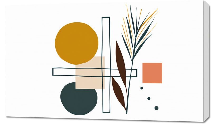 Obraz 100x60cm Ogród Symetryczny zdjęcie 1