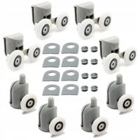 Komplet 8szt rolek do kabiny prysznicowej 23mm