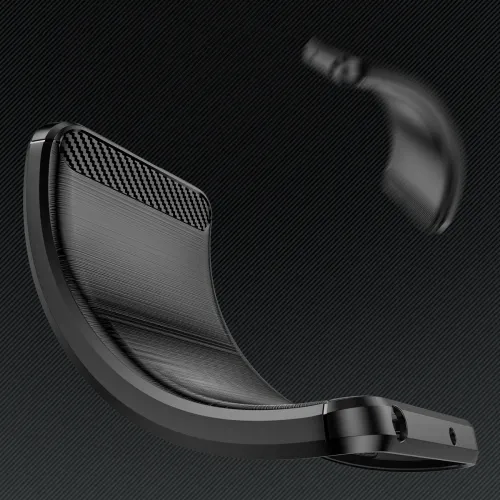 etui silikonowe carbon case do iphone 16 - czarne na Arena.pl