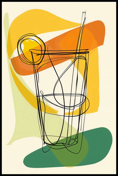 Plakat 61x91,5cm Koktajl Artystyczny zdjęcie 2