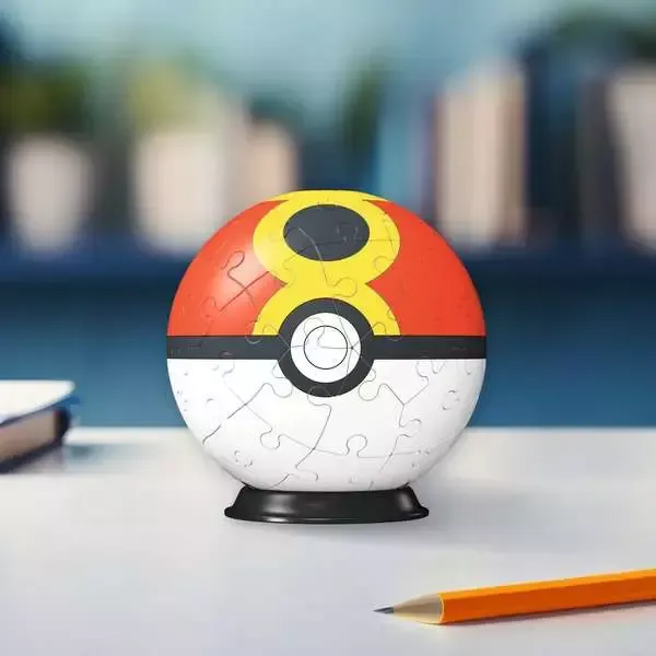 Puzzle 3D 54 elementy. Pokemon Dusk Ball zdjęcie 5