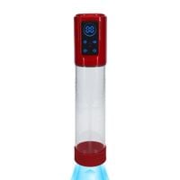 megalift - automatic waterproof penis pump - metallic red