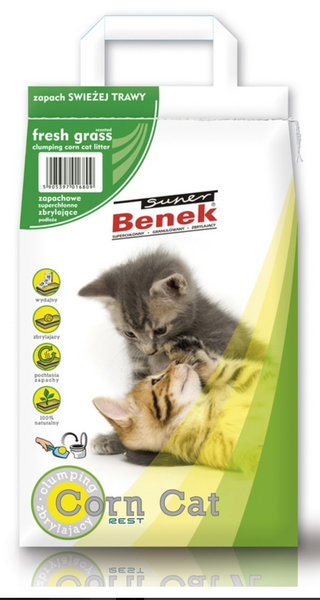 CERTECH-SUPER BENEK Corn Cat Świeża Trawa 25l zdjęcie 1