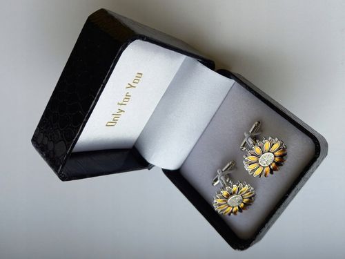 Spinki do mankietów EXC Ptak Bażant Przepiórka dla Myśliwego w Szkatułce na Arena.pl